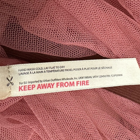 Free People FP One + Net Godet Half Slip Sheer Skirt in Apricot Combo - Picture 14 of 15